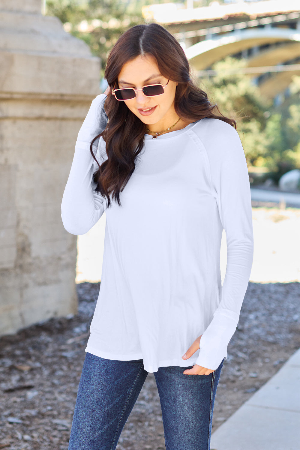 Basic Bae Full Size Round Neck Long Sleeve T-Shirt 
