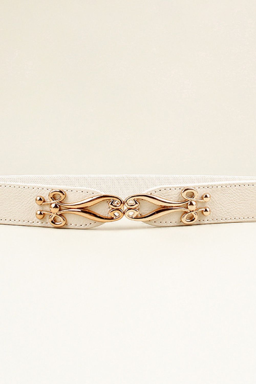 Alloy Buckle Elastic Belt 