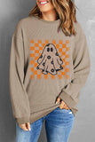 Ghost Round Neck Long Sleeve Sweatshirt 