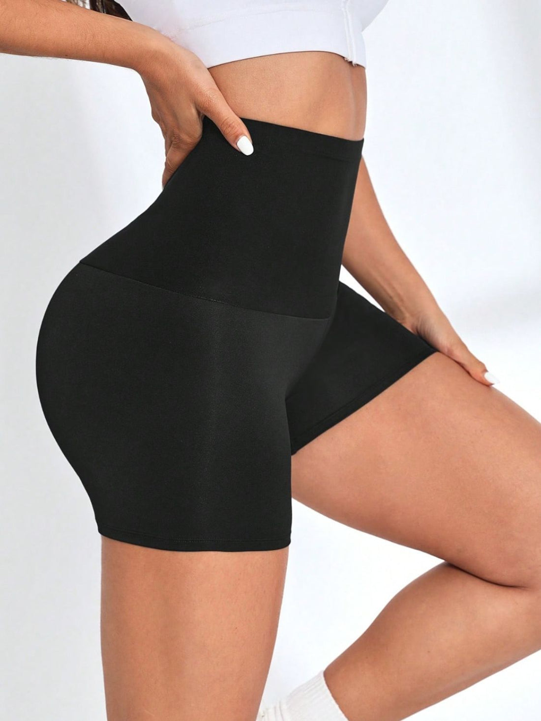High Waist Active Shorts 