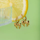 18K Gold-Plated Bow Earrings 