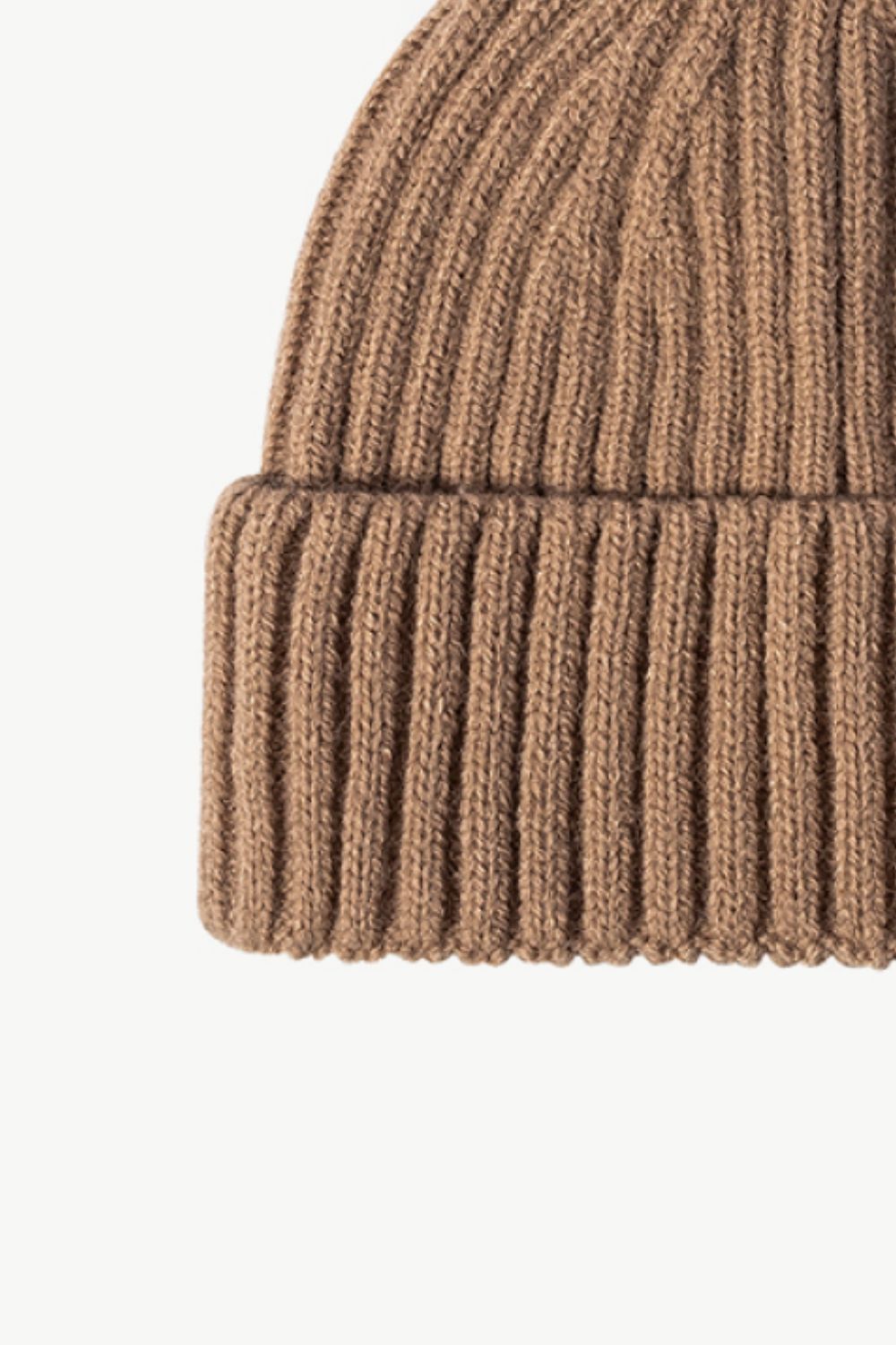 Rib-Knit Cuff Beanie 
