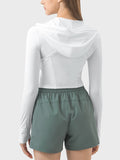 Millennia Zip Up Hooded Long Sleeve Active Outerwear 