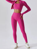 Bra Outerwear and Leggings 3-Piece Active Set Two Piece Dresses
