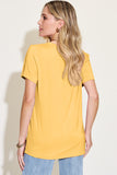 Basic Bae Bamboo Full Size V-Neck High-Low T-Shirt 