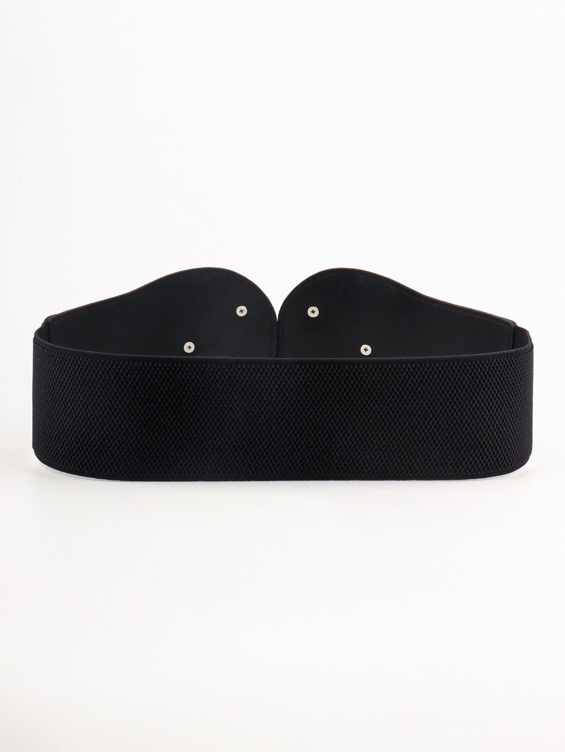 Alloy Buckle Elastic PU Belt 