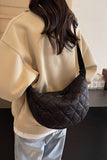 Quilted Adjustable Strap Crossbody Bag 