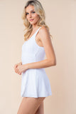 White Birch Sleeveless Performance Knit Swim Dress 