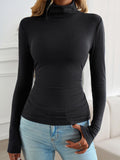 Devine Turtleneck Long Sleeve T-Shirt 