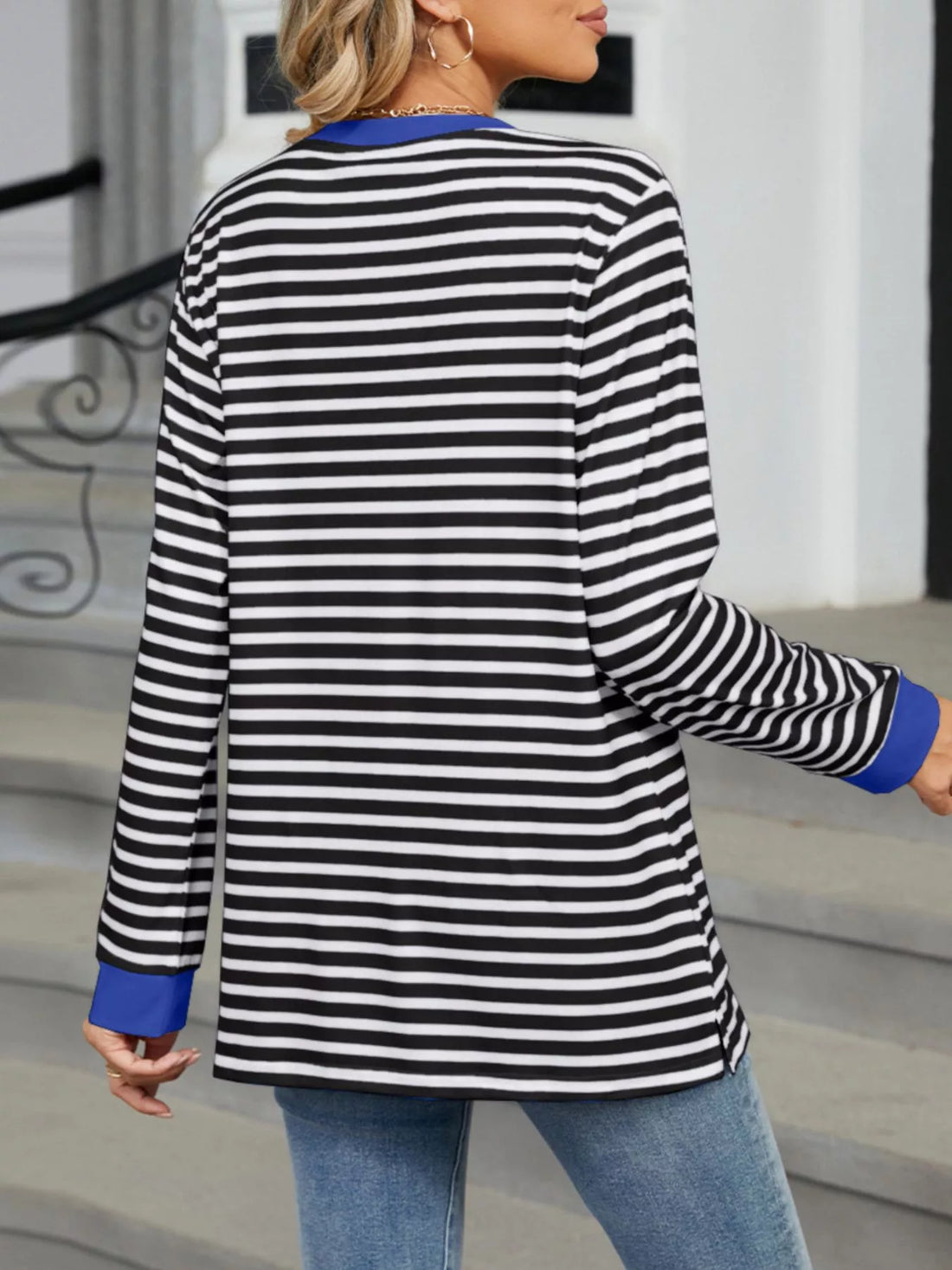 Striped Long Sleeve T-Shirt 