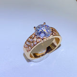 1.5 Carat 925 Sterling Silver Moissanite Ring 