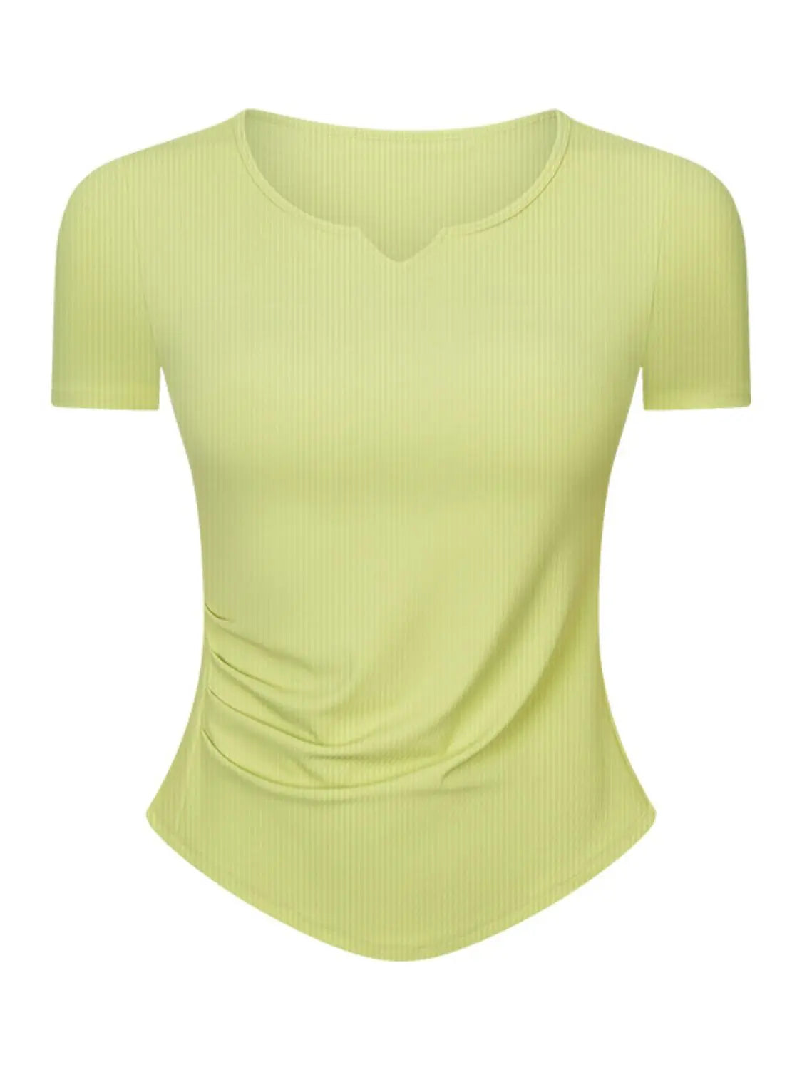 Millennia Notched Short Sleeve Active T-Shirt 
