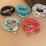 Resin Rice Bead Bracelet 