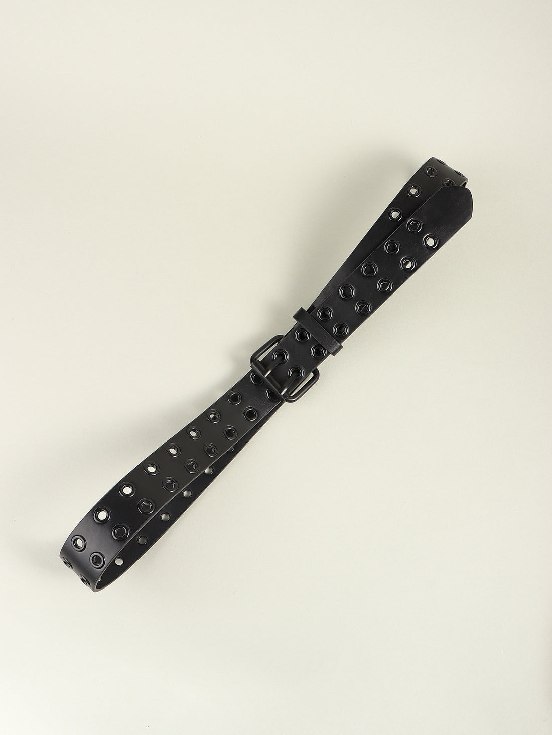 Grommet PU Leather Belt 