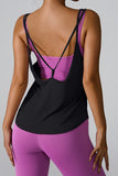 Crisscross Round Neck Active Tank 