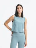 Millennia Round Neck Cropped Active Tank 