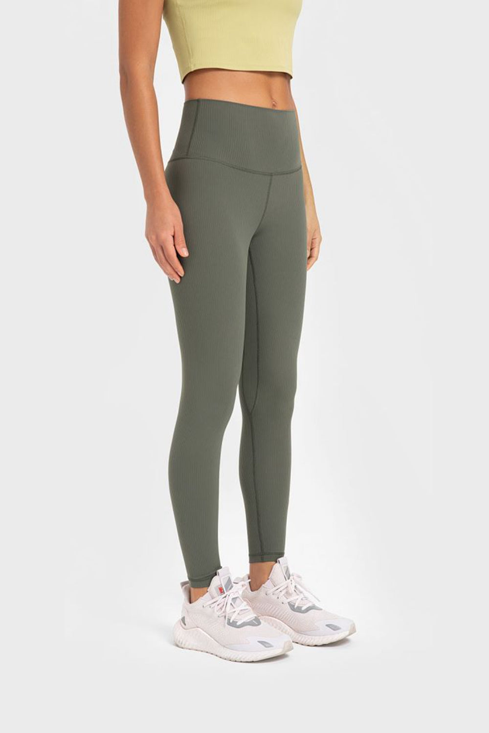 Millennia Highly Stretchy Wide Waistband Yoga Leggings 