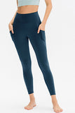 Slim Fit Long Active Leggings with Pockets 