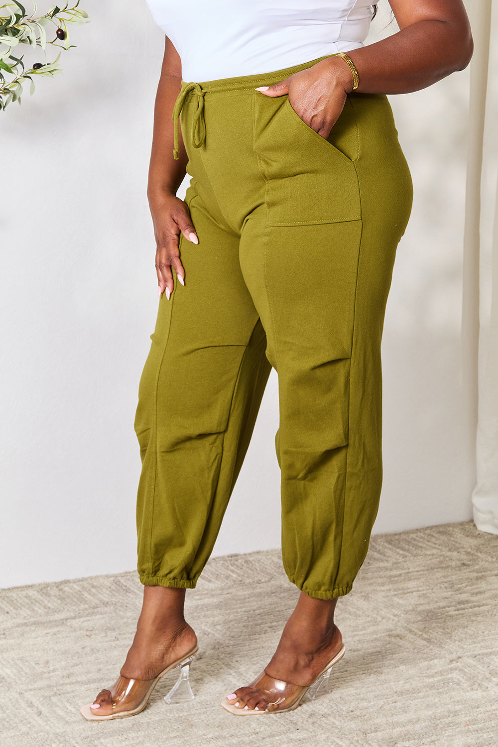 Culture Code Full Size Drawstring Sweatpants with pockets 