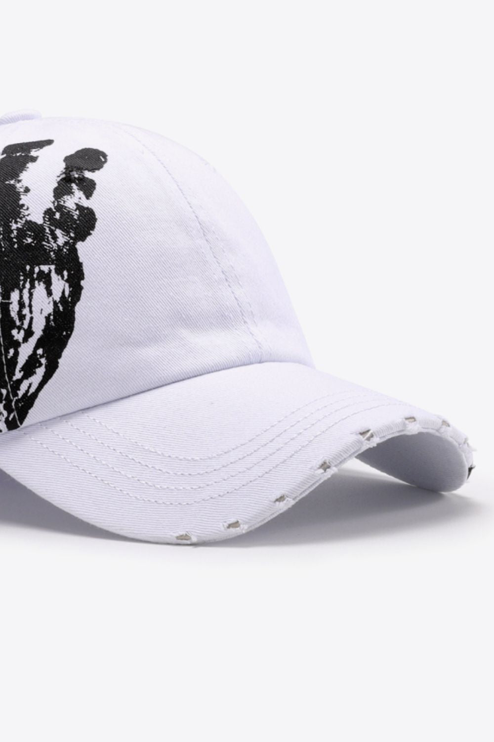 VIBRA Graphic Distressed Adjustable Baseball Cap 