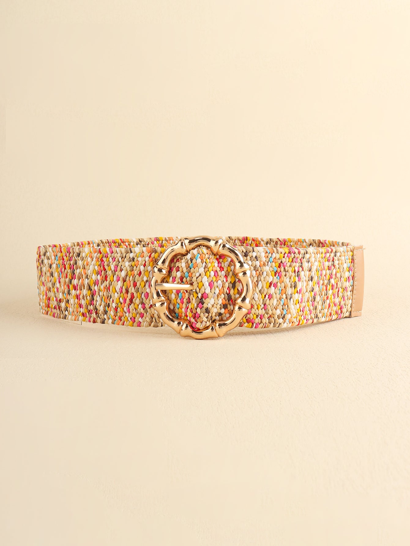 Multicolored Wide Belt 