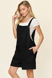 Double Take Full Size Texture Sleeveless Romper 