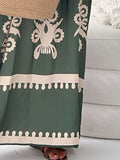 Printed Spaghetti Strap Sleeveless Maxi Dress Dresses