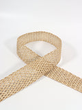 Irregular Buckle Braid Belt 