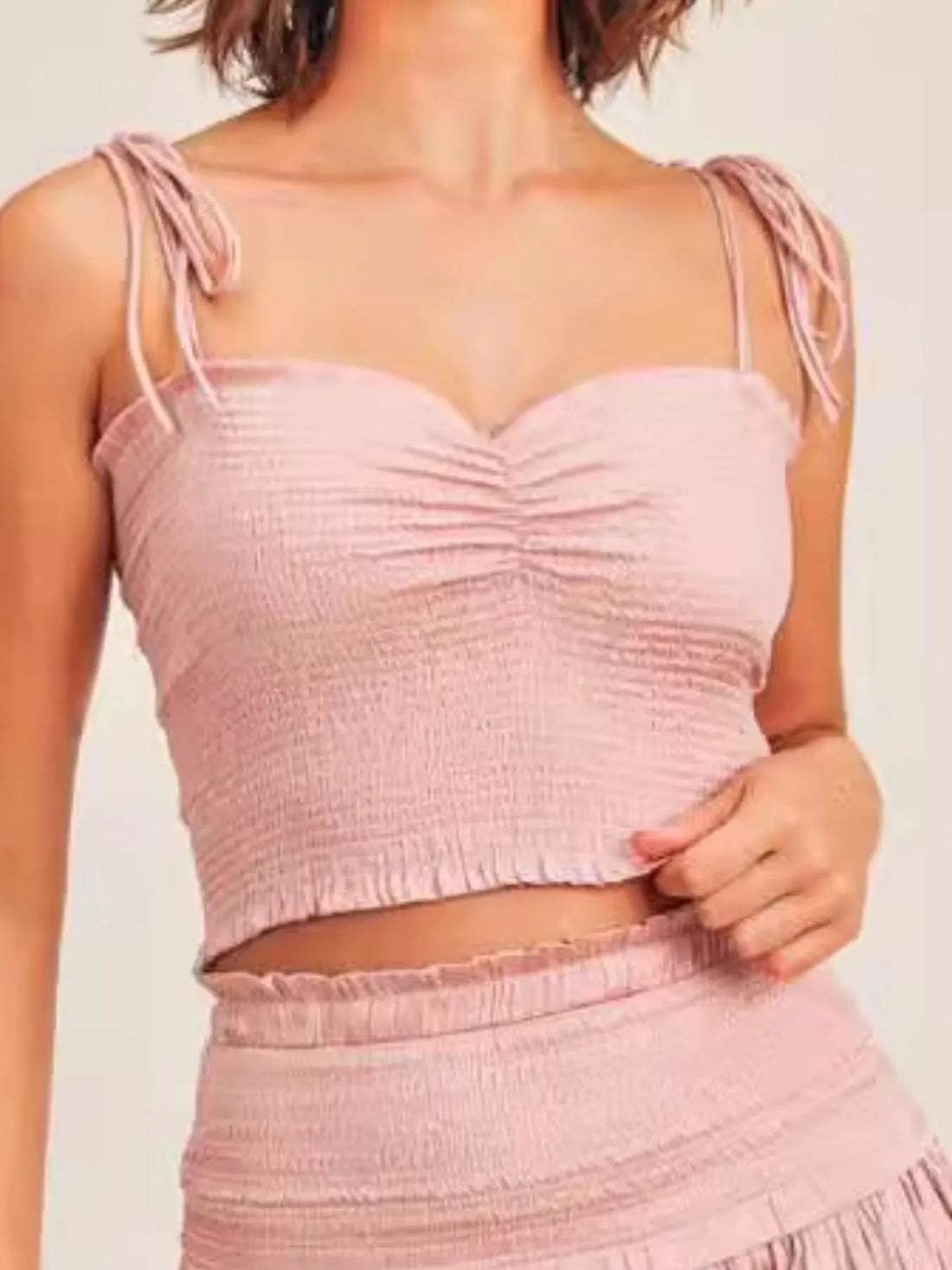 Sweetheart Neck Cami and Skirt Set Two Piece Dresses