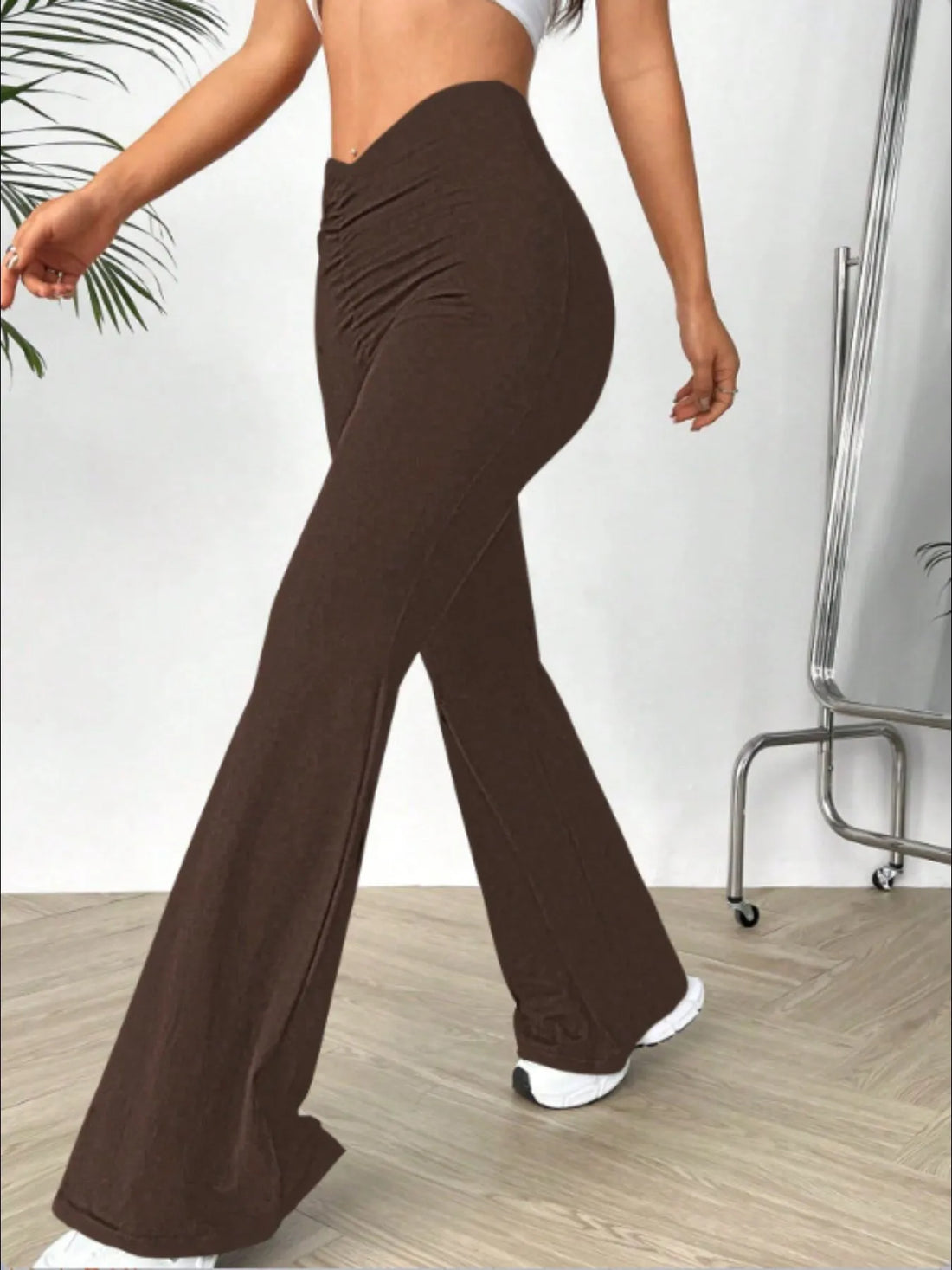 High Waisted Flare Pants 