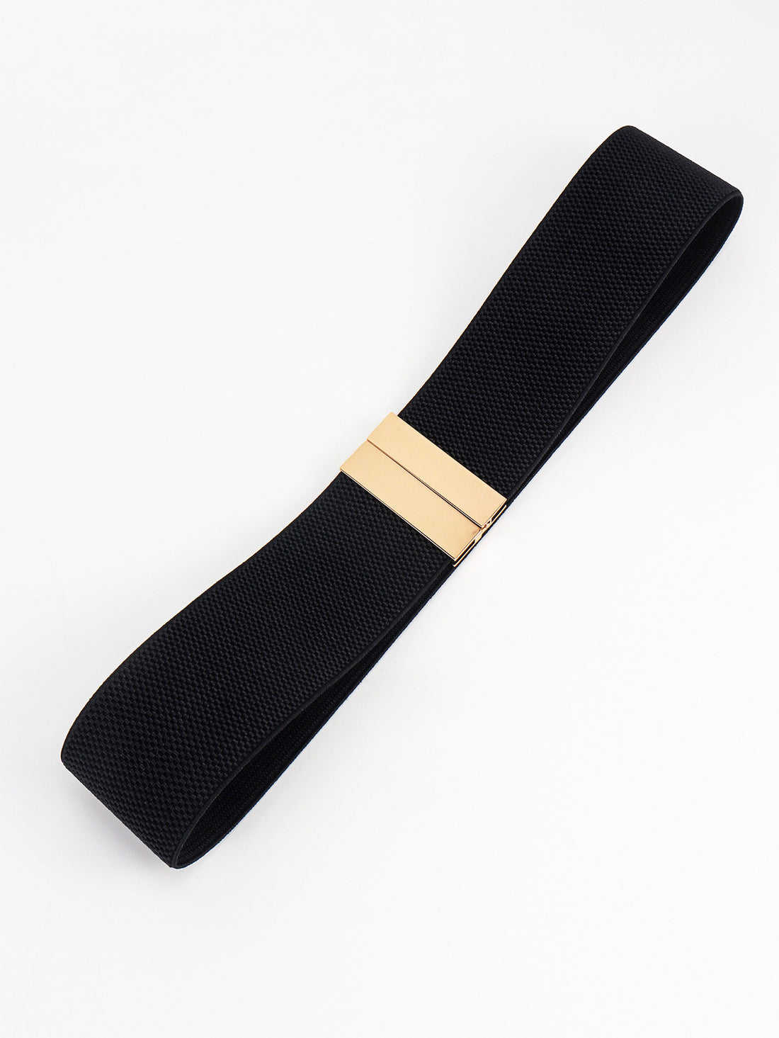 Alloy Buckle Elastic Belt 