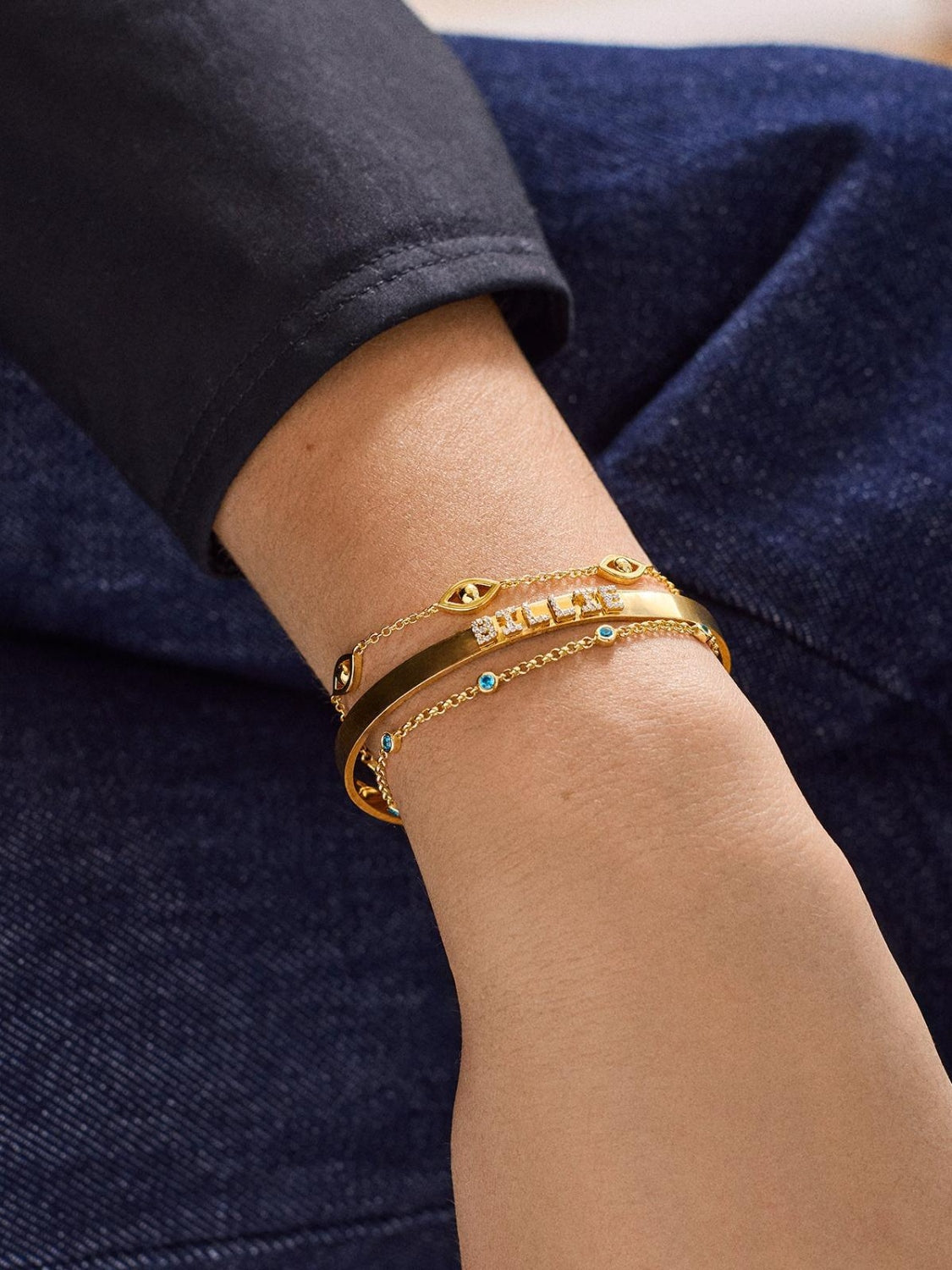 18K Gold-Plated Titanium Steel Bracelet 