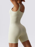 Basic Bae Ribbed Sleeveless Active Romper 