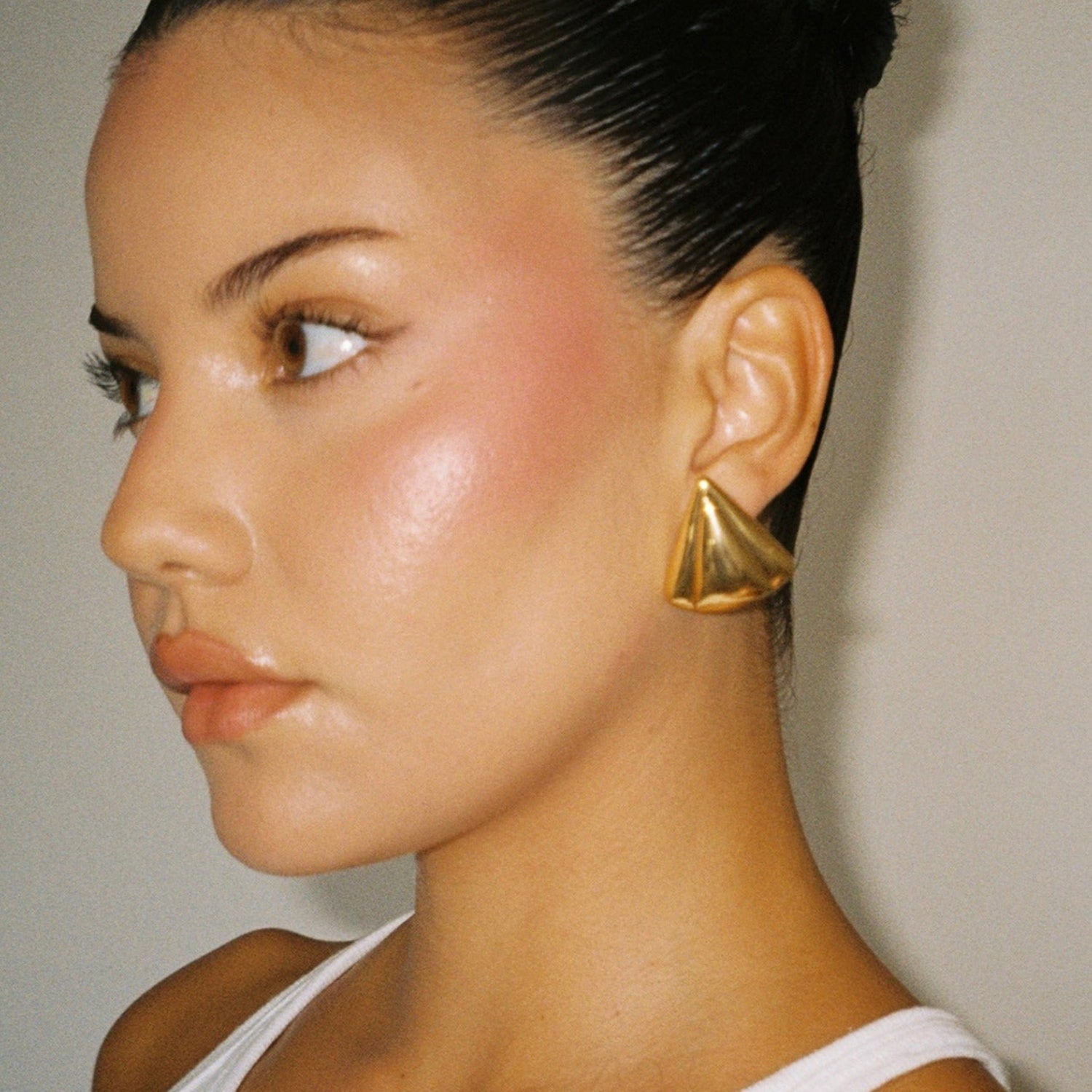 Stainless Steel Seashell Shape Earrings 