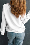 Pumpkin Graphic Round Neck Dropped Shoulder Sweatshirt 