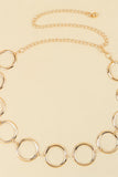 Circle Ring Chain Belt 