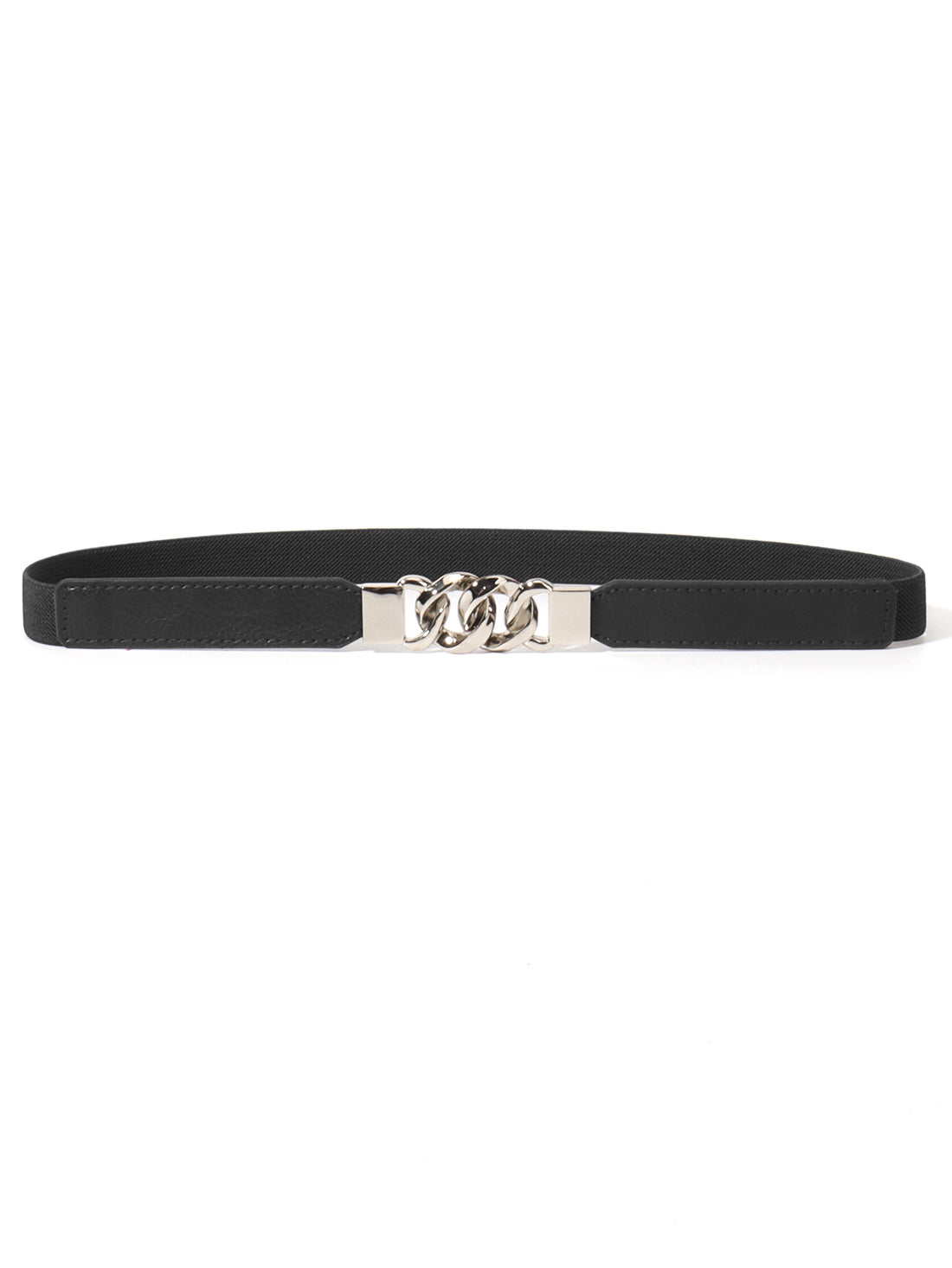 Zinc Alloy Buckle Elastic PU Belt 
