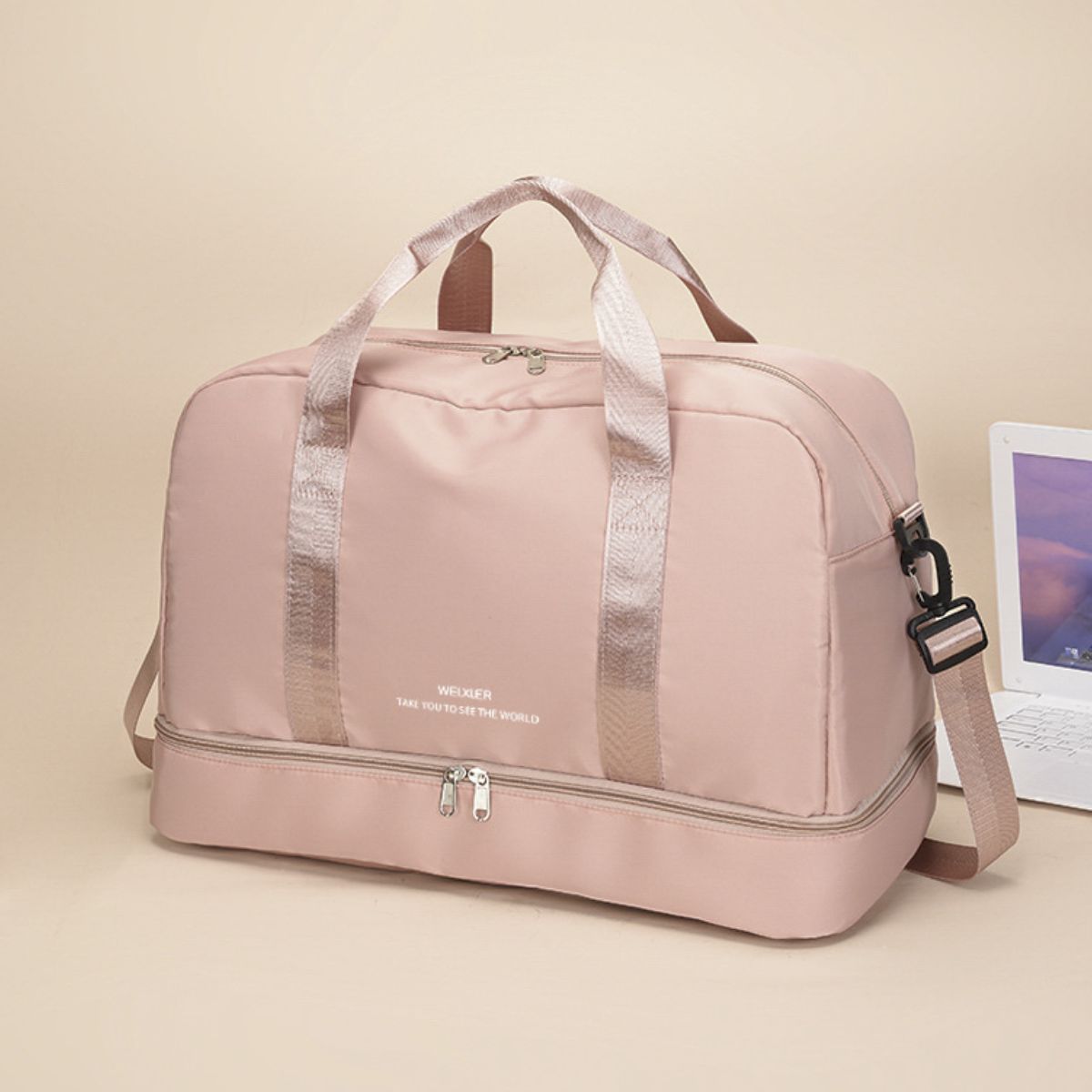 Detachable Strap Nylon Oversize Travel Bag 