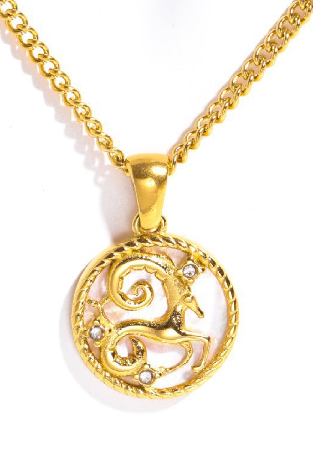 Constellation Pendant Stainless Steel Necklace 