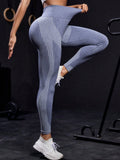 Striped High Waist Active Pants 