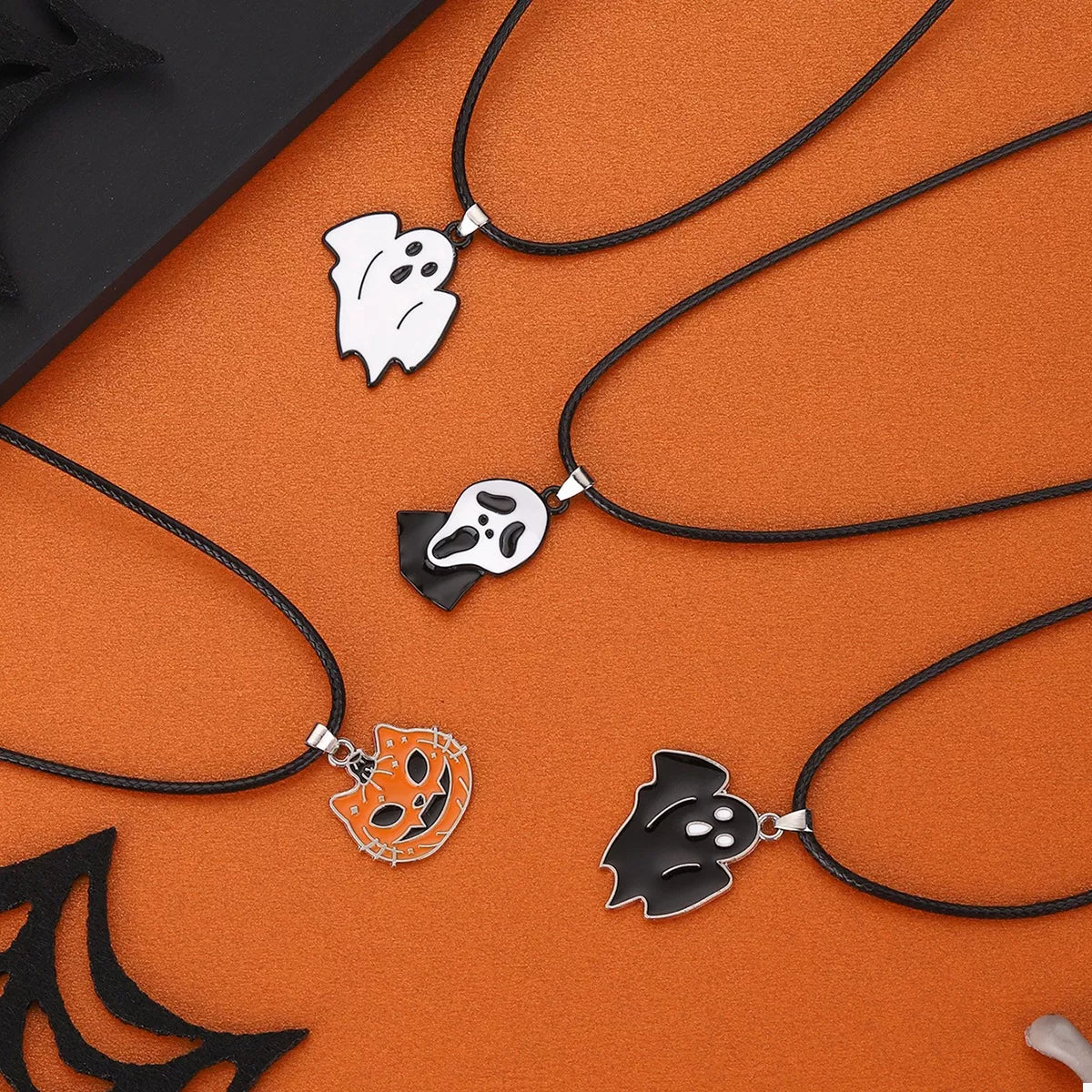 Halloween Ghost Pendant Necklace 