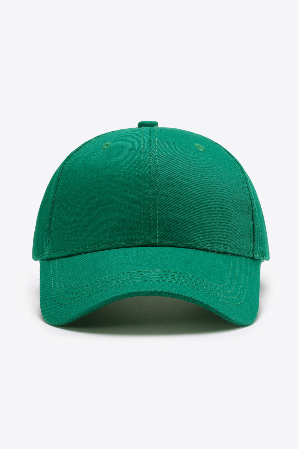 Plain Adjustable Cotton Baseball Cap 