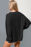 Double Take Sequin Nutcracker Round Neck Long Sleeve Sweatshirt 