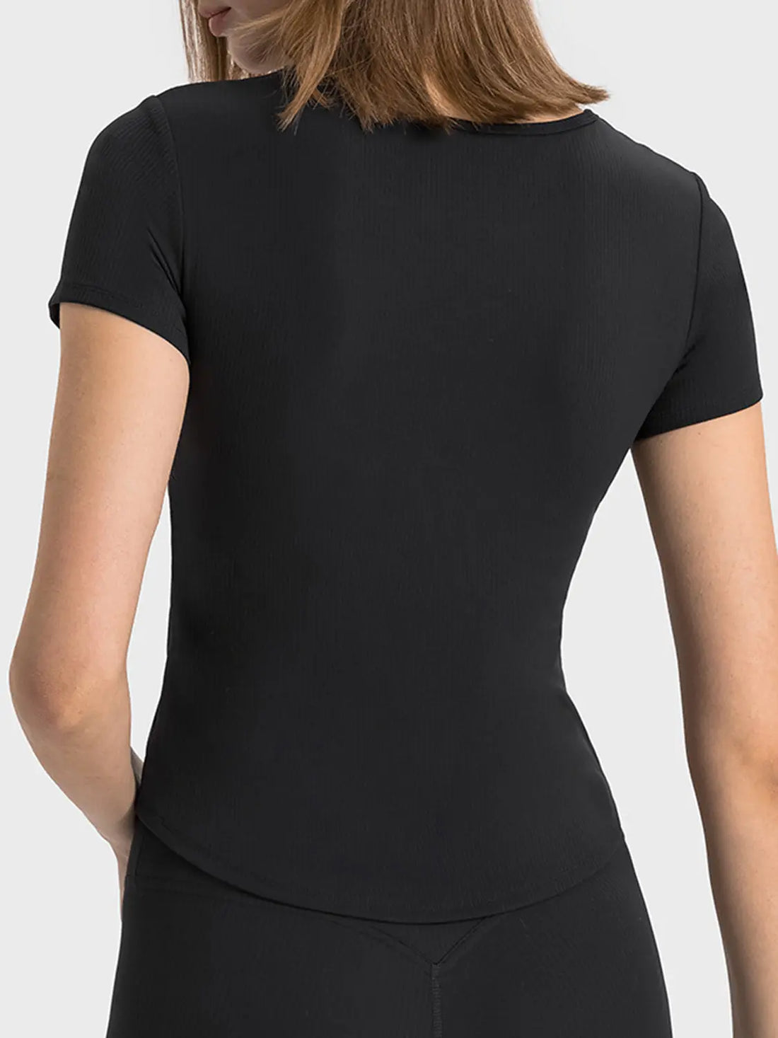 Millennia Notched Short Sleeve Active T-Shirt 