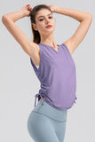 Notched Wide Strap Active Tank 