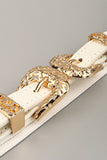 Double Buckle Elastic Belt 