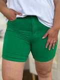 Judy Blue Full Size Tummy Control Garment Dyed Denim Shorts 
