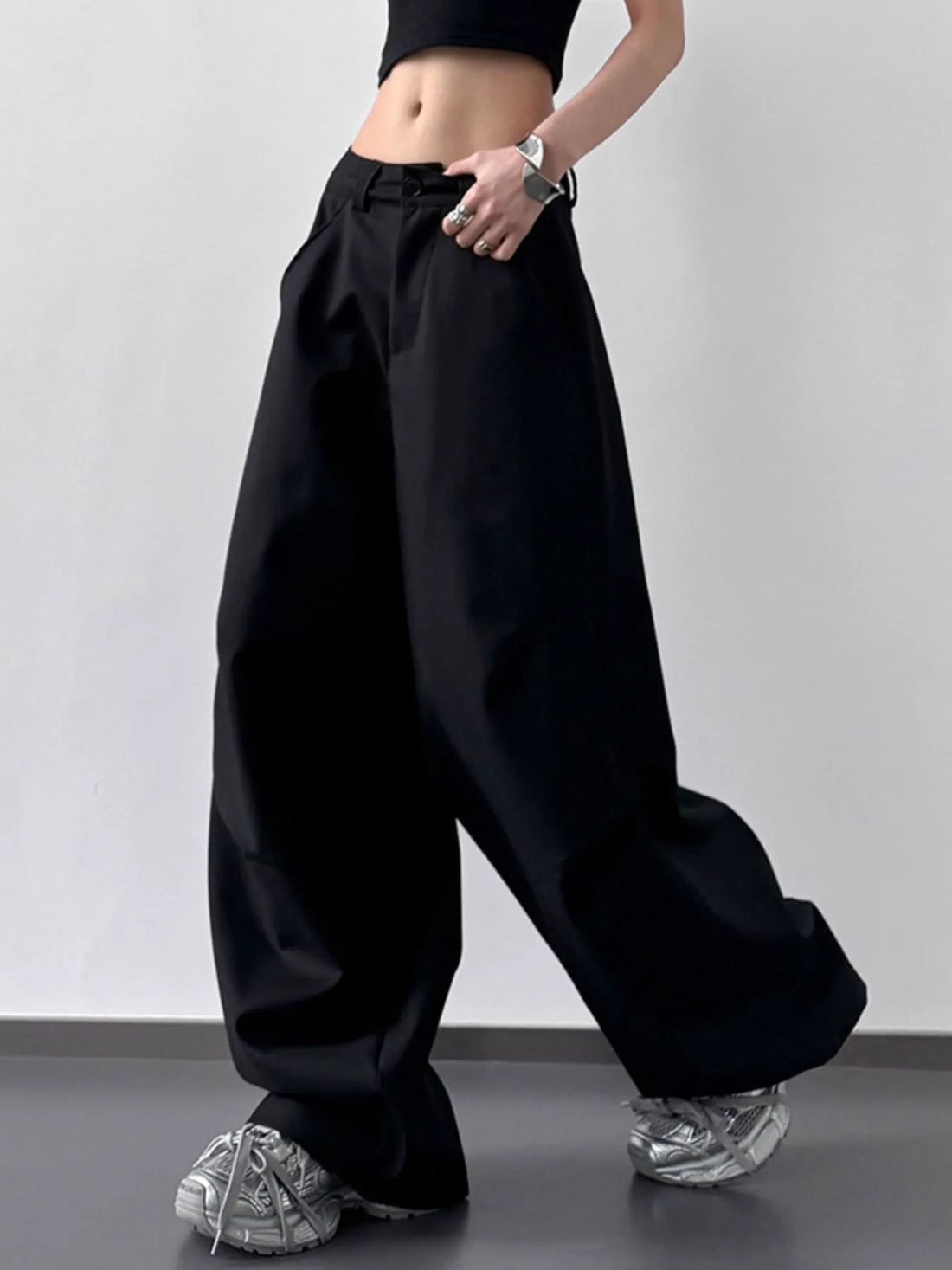 High Waisted Wide Leg Pants 