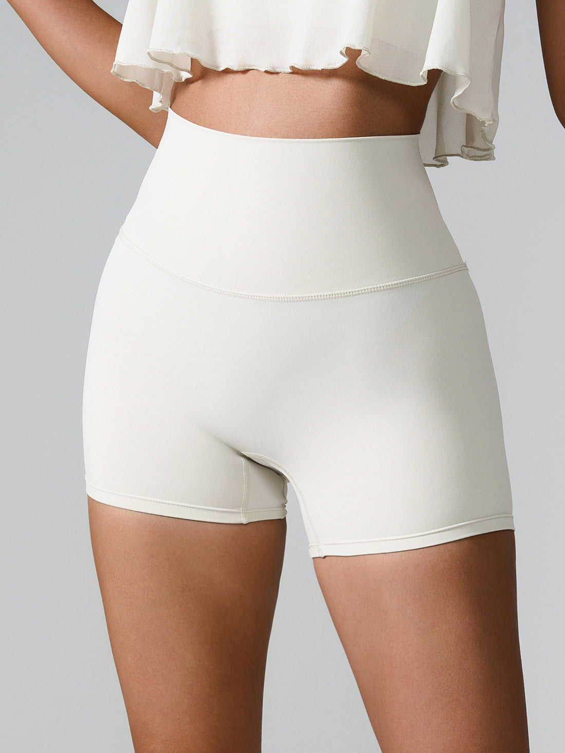 High Waist Active Shorts 