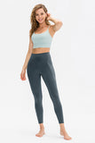 Slim Fit Long Active Leggings with Pockets 